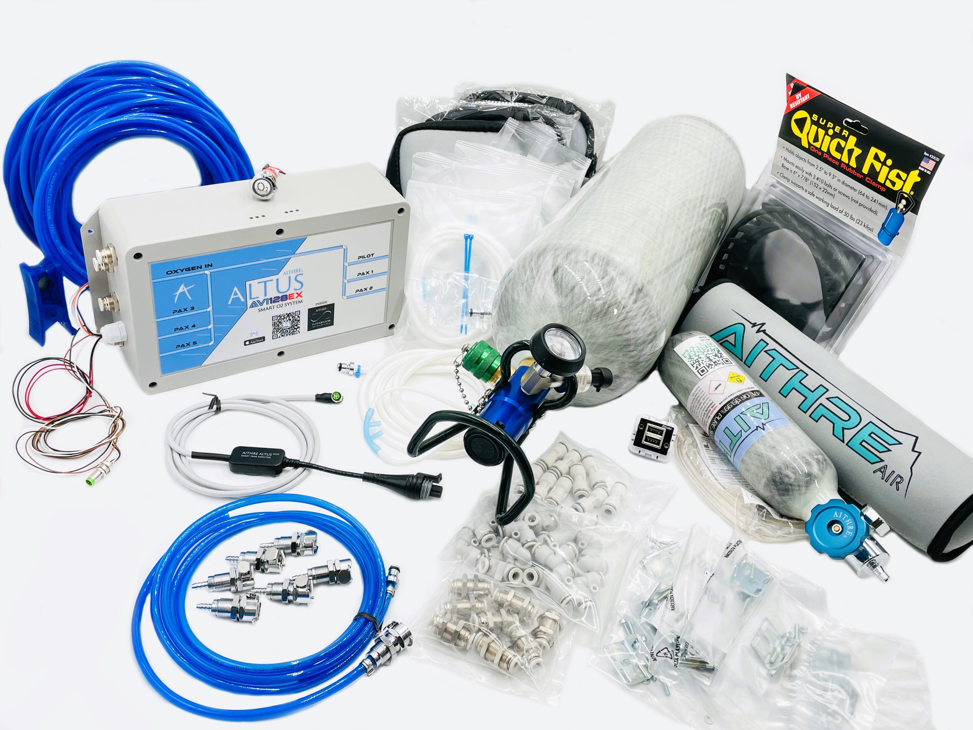 AVI128EX 6-Place Oxygen System with 925L Bottle