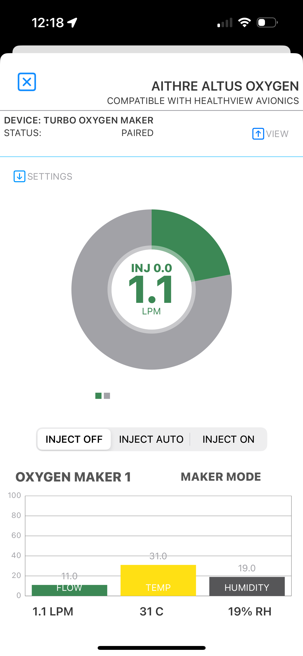 Aithre Twin Turbo Oxygen Maker Installed - O2 Injection (O2i) - 4-Place