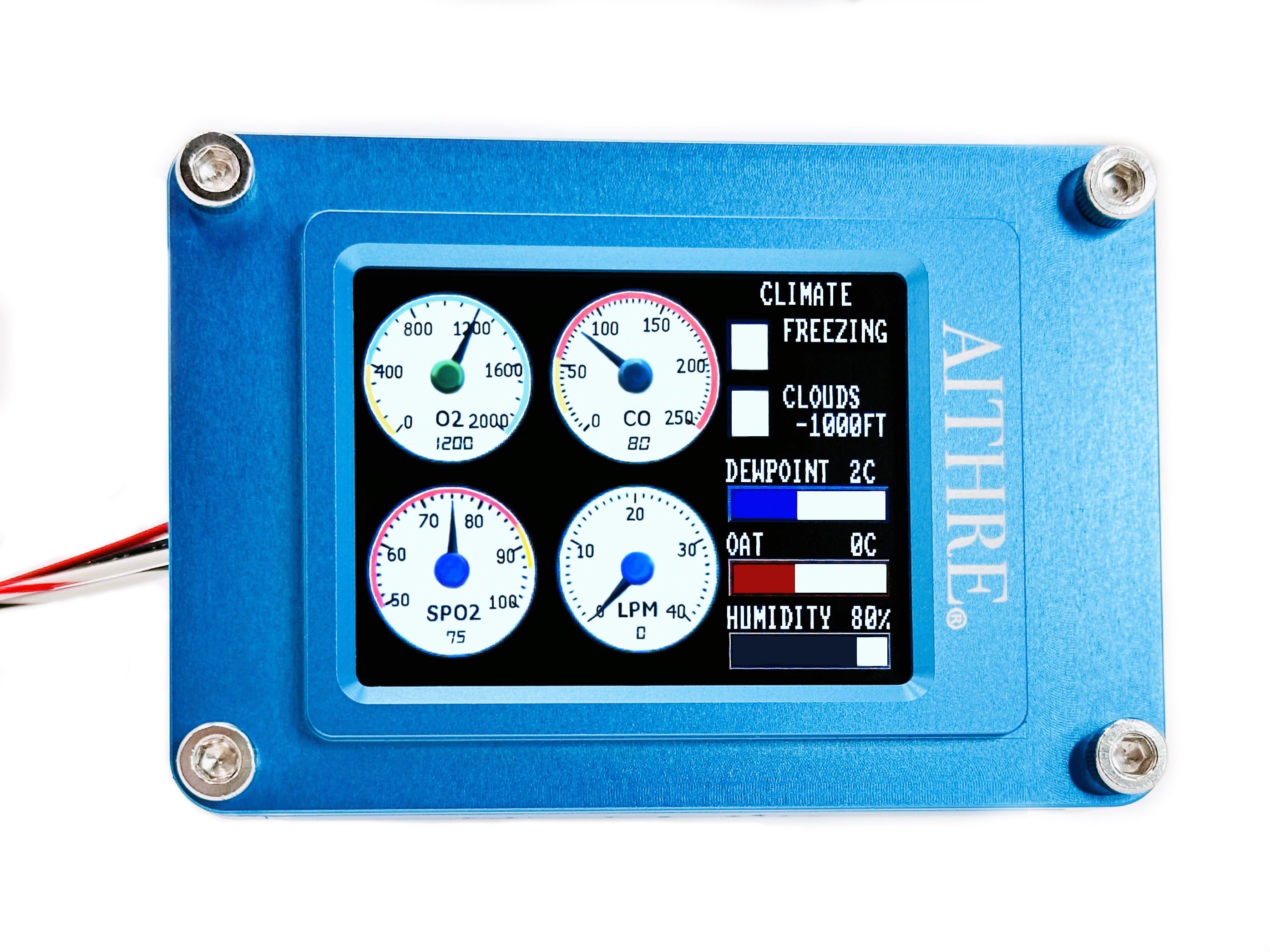 AVI24EX 2-Place Oxygen System with 408L Bottle