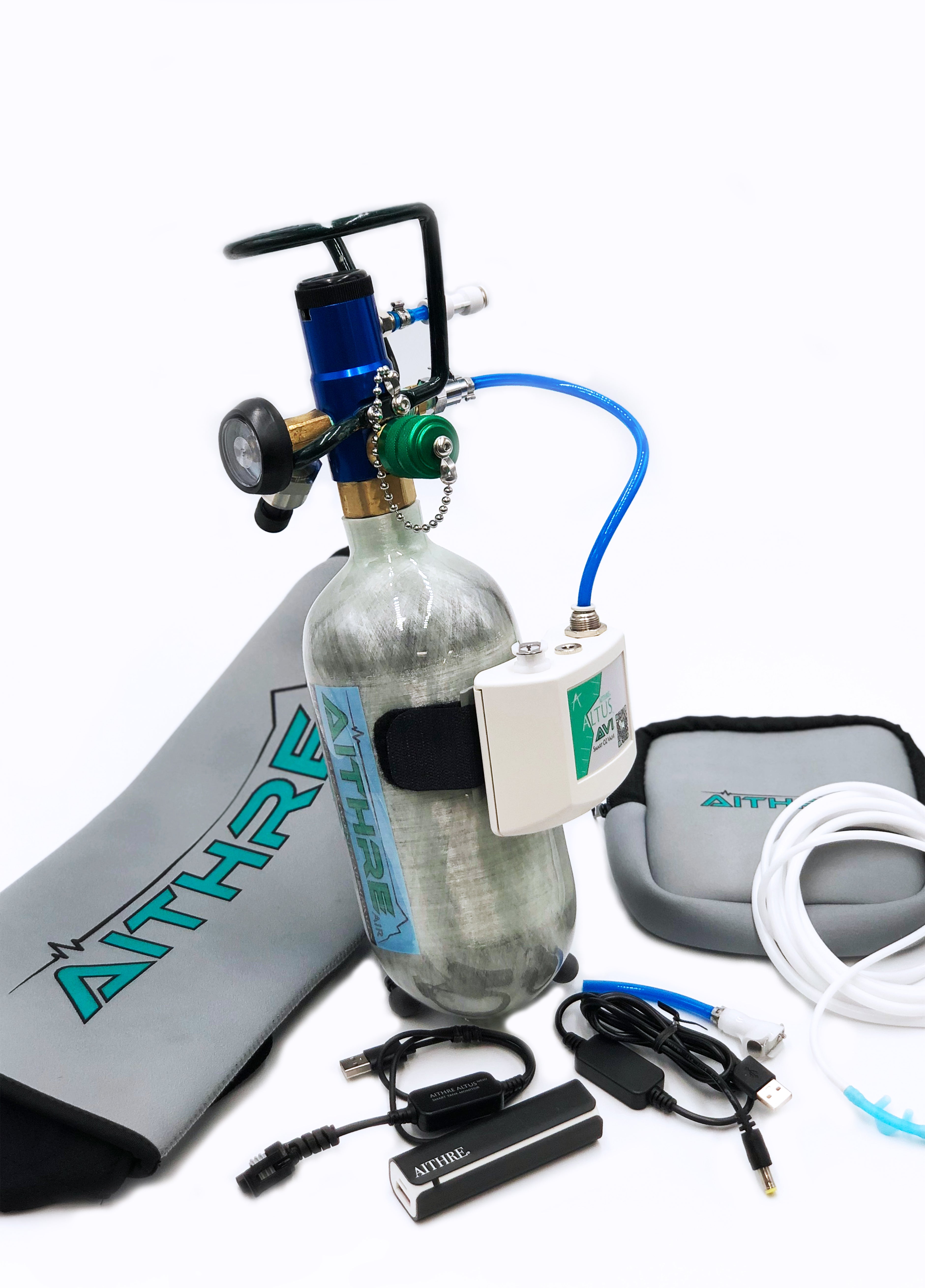 AVI 1-Place Smart O2 Valve with 152L Bottle and Altus Meso