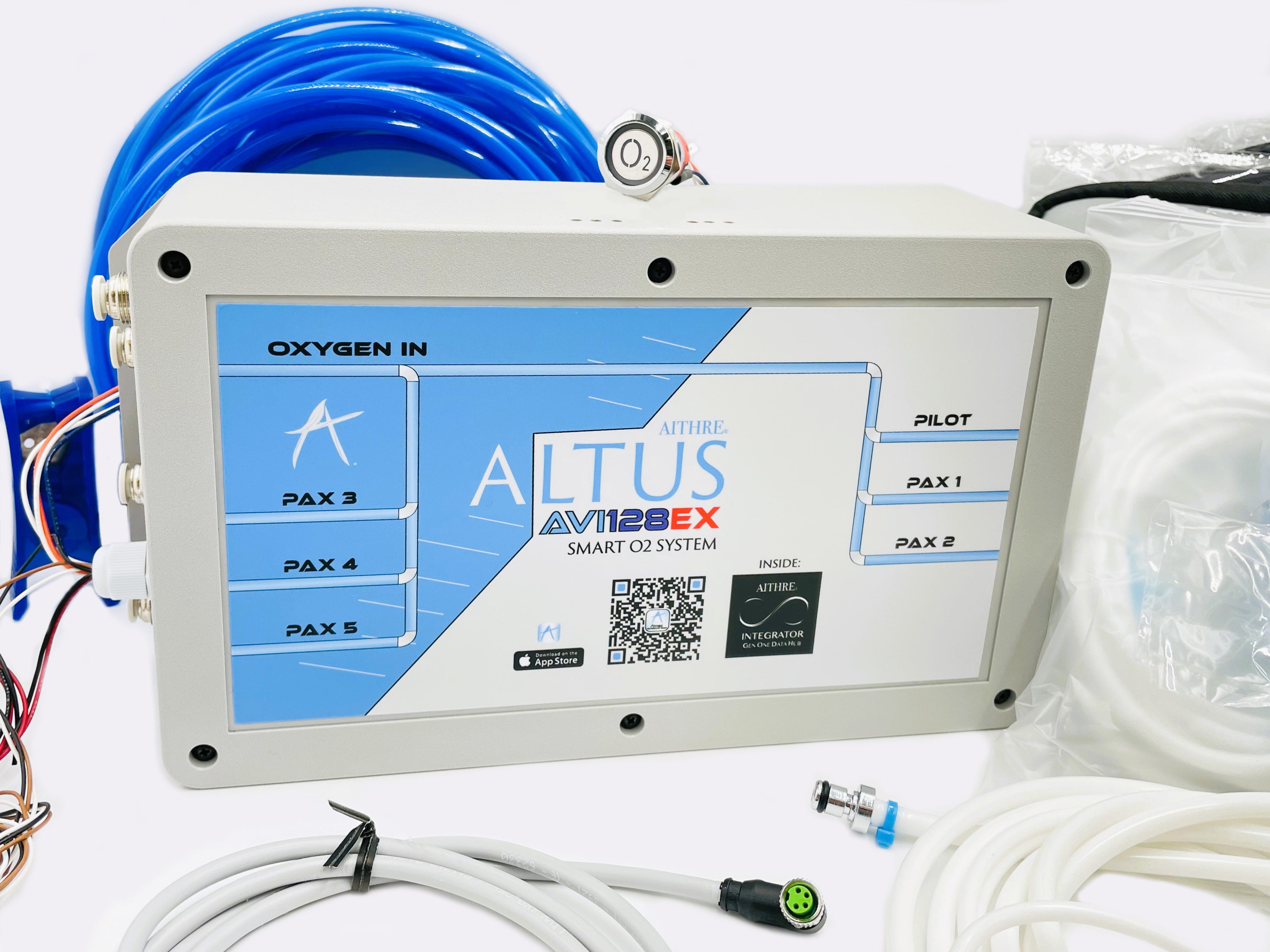 AVI128EX 6-Place Oxygen System with 925L Bottle