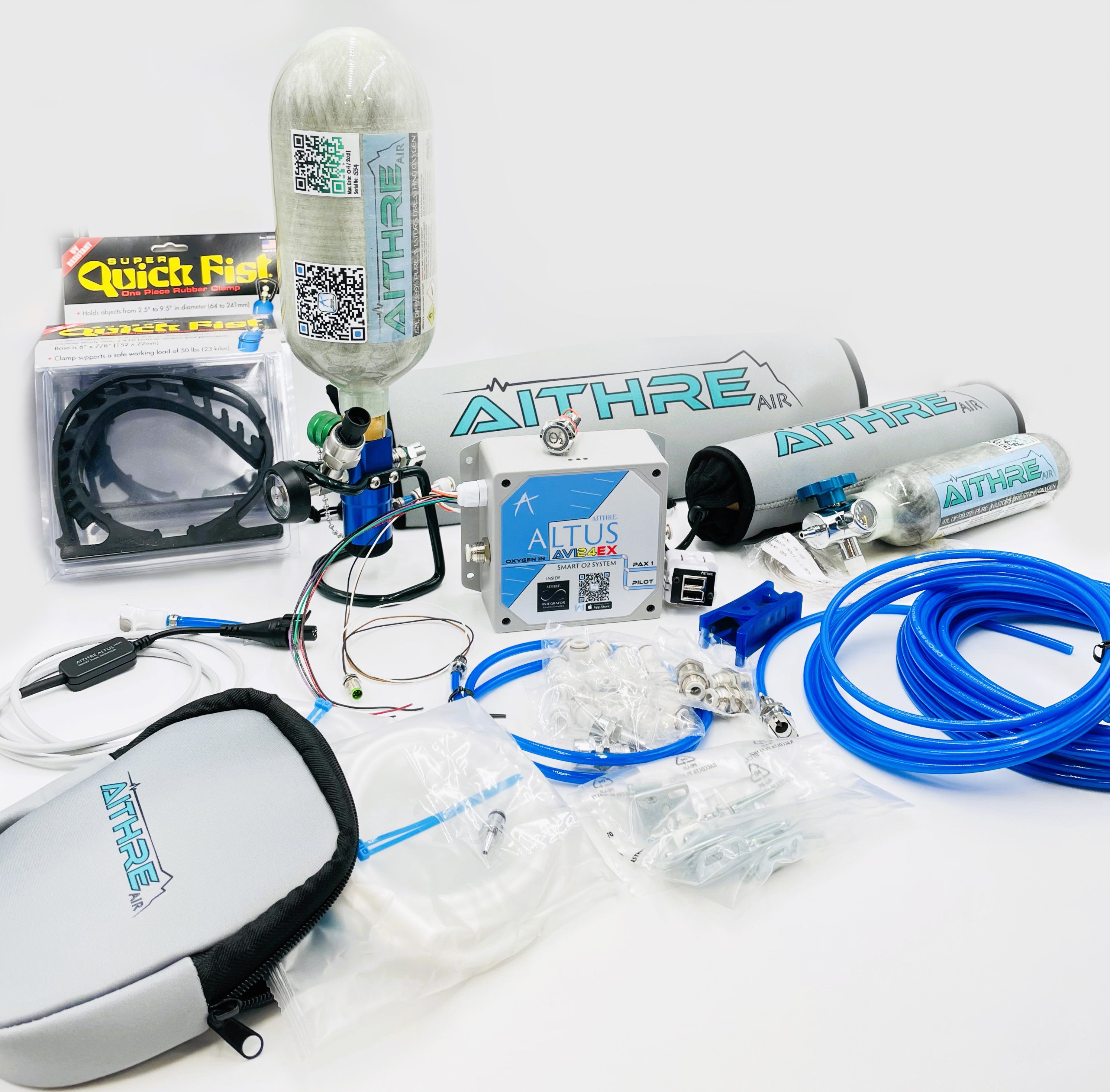 AVI24EX 2-Place Oxygen System with 152L Bottle