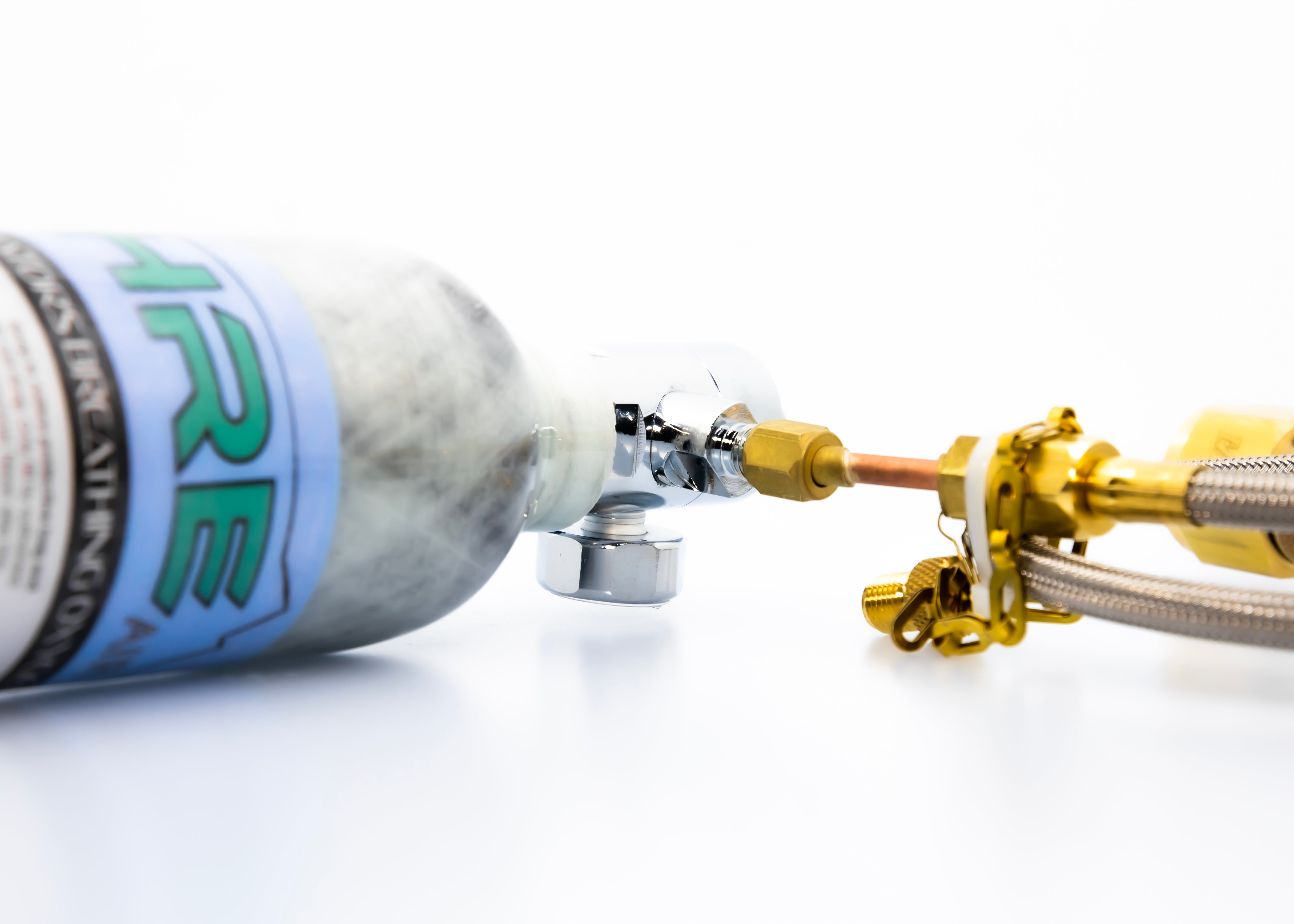 Mountain High Transfilling Hose for Aithre Fixed Flow Bottles
