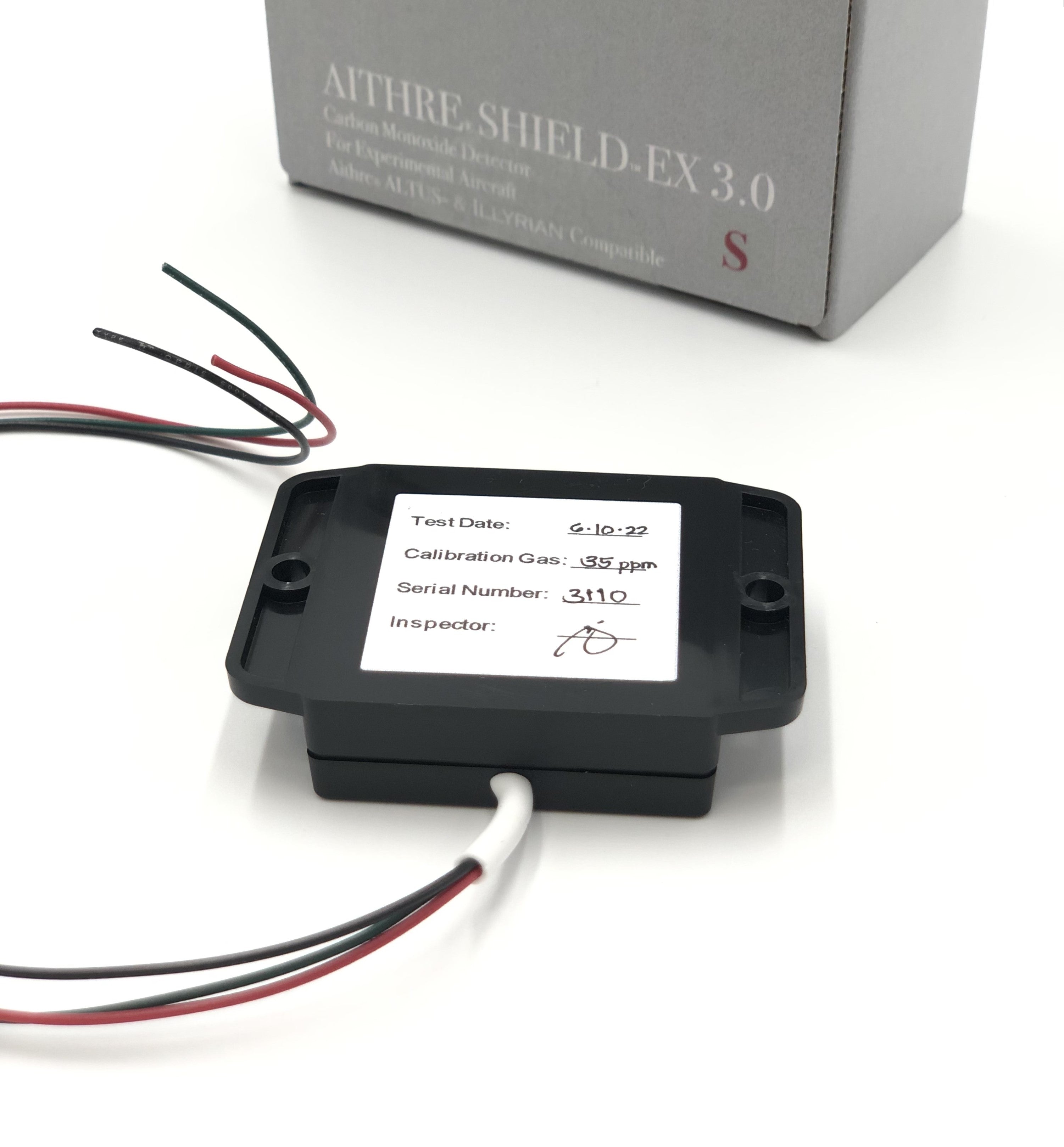 Shield EX 3.0-S Behind-the-Panel CO Detector - Altus/Illyrian Compatible - w/ iOS App w/Serial Output