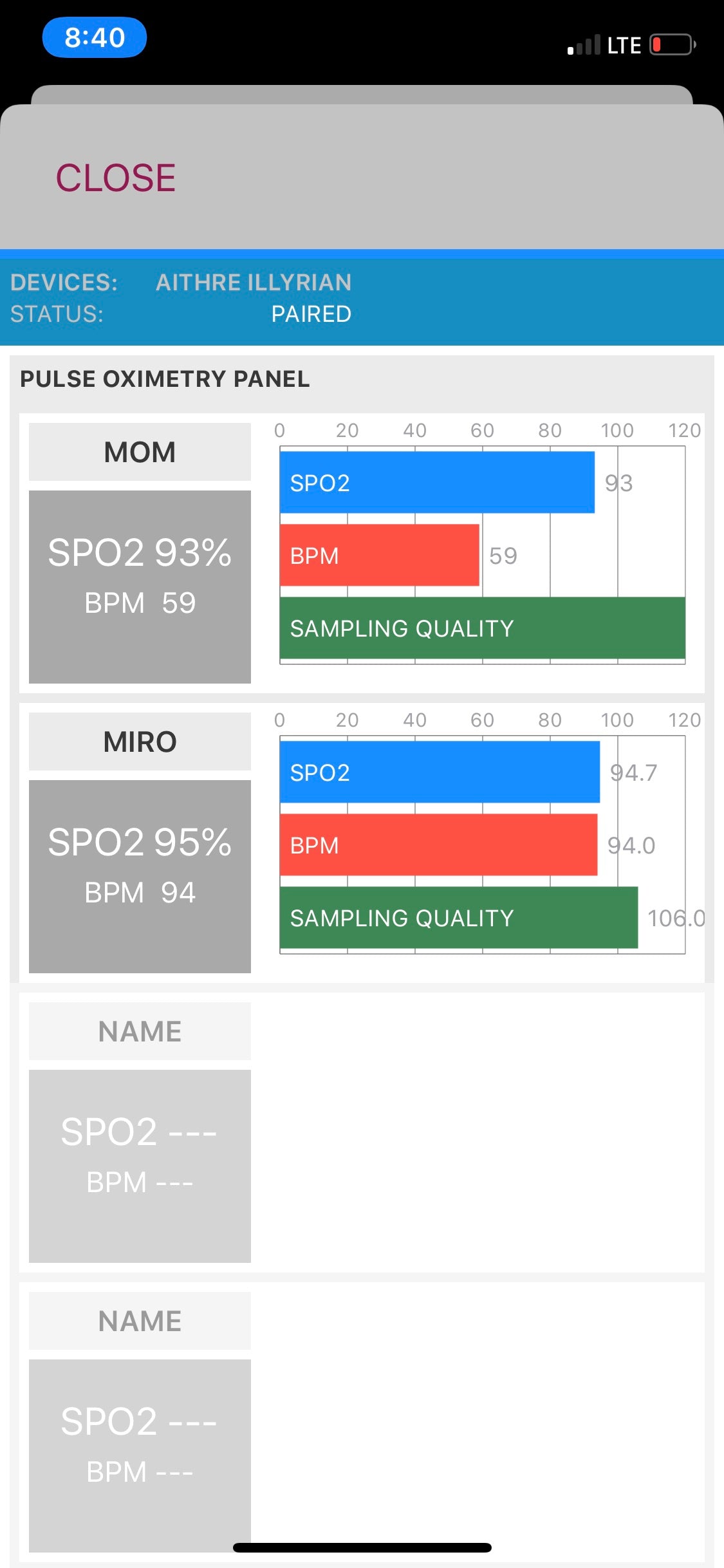 Illyrian Smart Oximeter - With iOS App - White