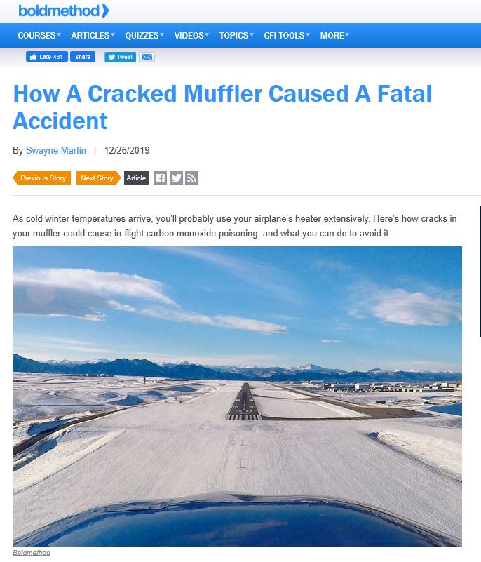 How A Cracked Muffler Caused A Fatal Accident