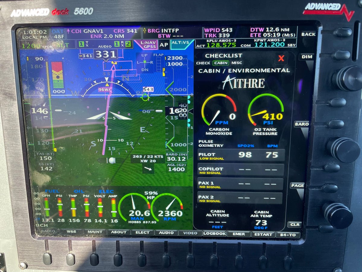 AVI8 Smart Oxygen System Finally Fully Installed in our RV-10