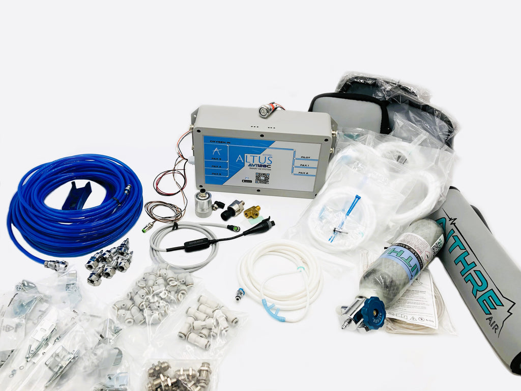 AVI128C 6-Place Oxygen System for Certified Aircraft