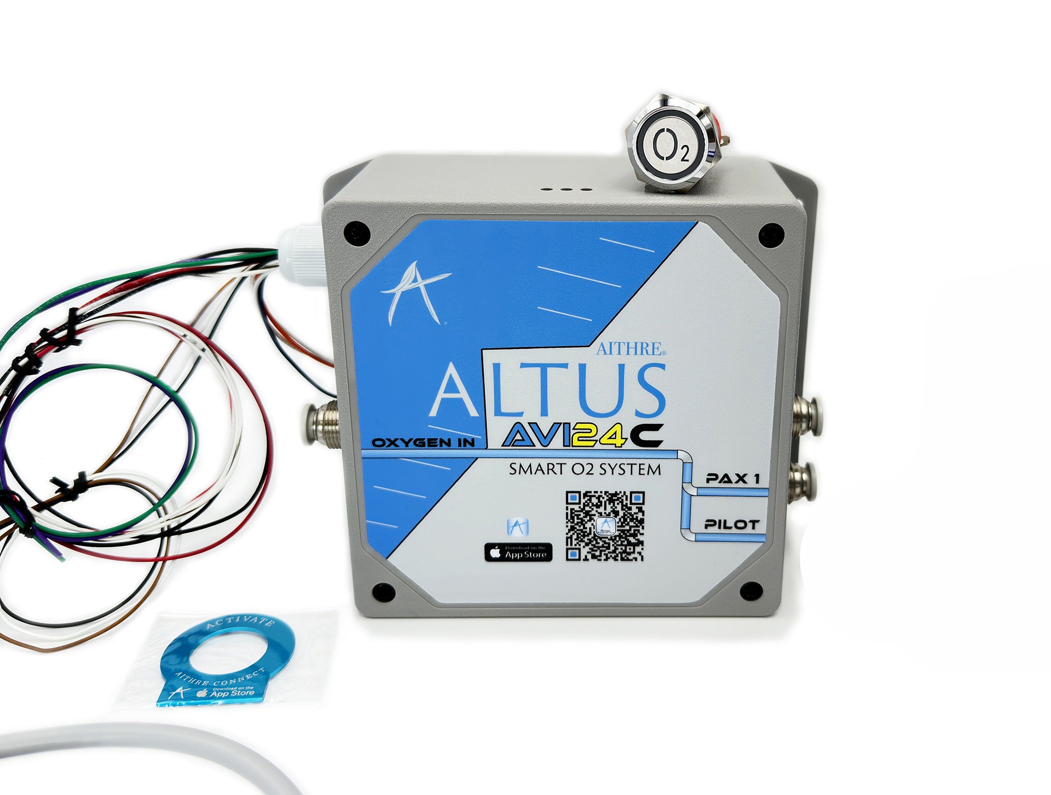 AVI24C 2-Place Oxygen System for Certified Aircraft