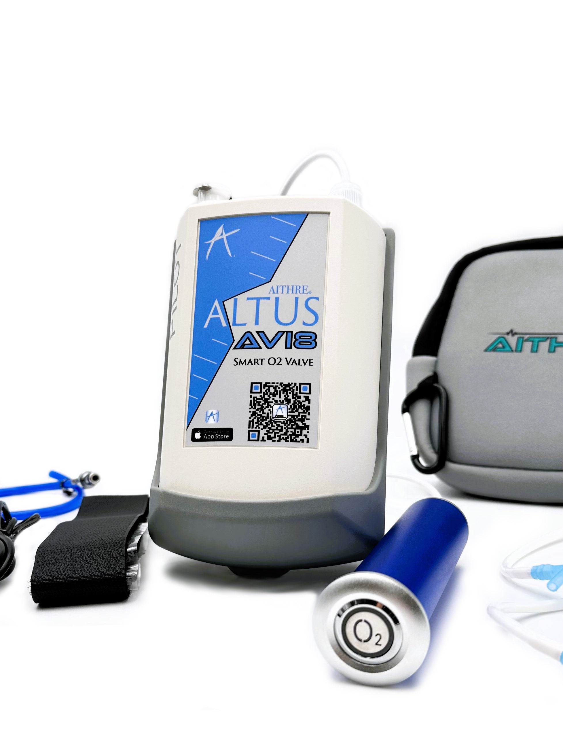 AVI8 2-Place Smart O2 Valve with 152L Bottle and Altus Meso