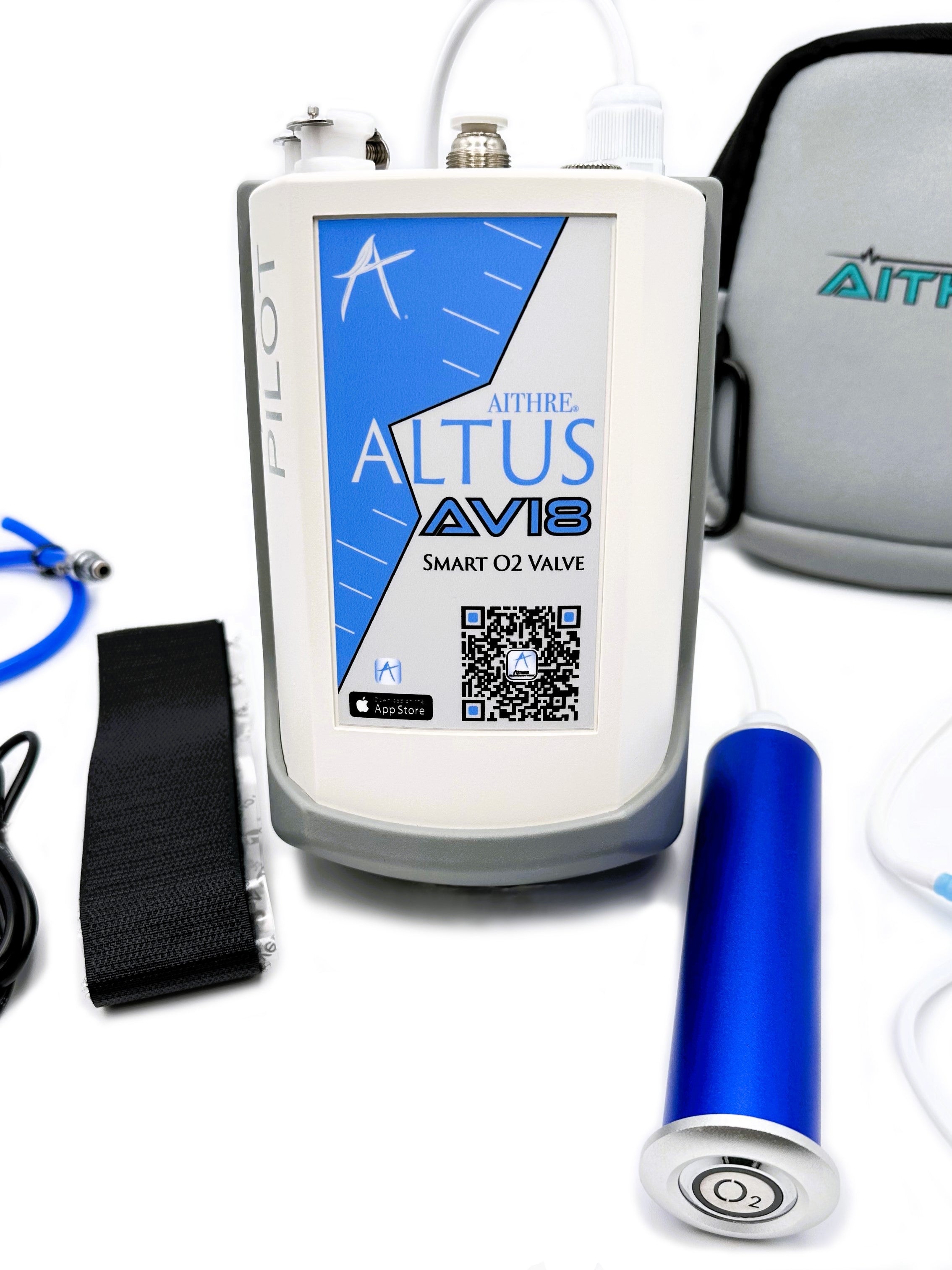 AVI8 2-Place Smart O2 Valve with 152L Bottle and Altus Meso