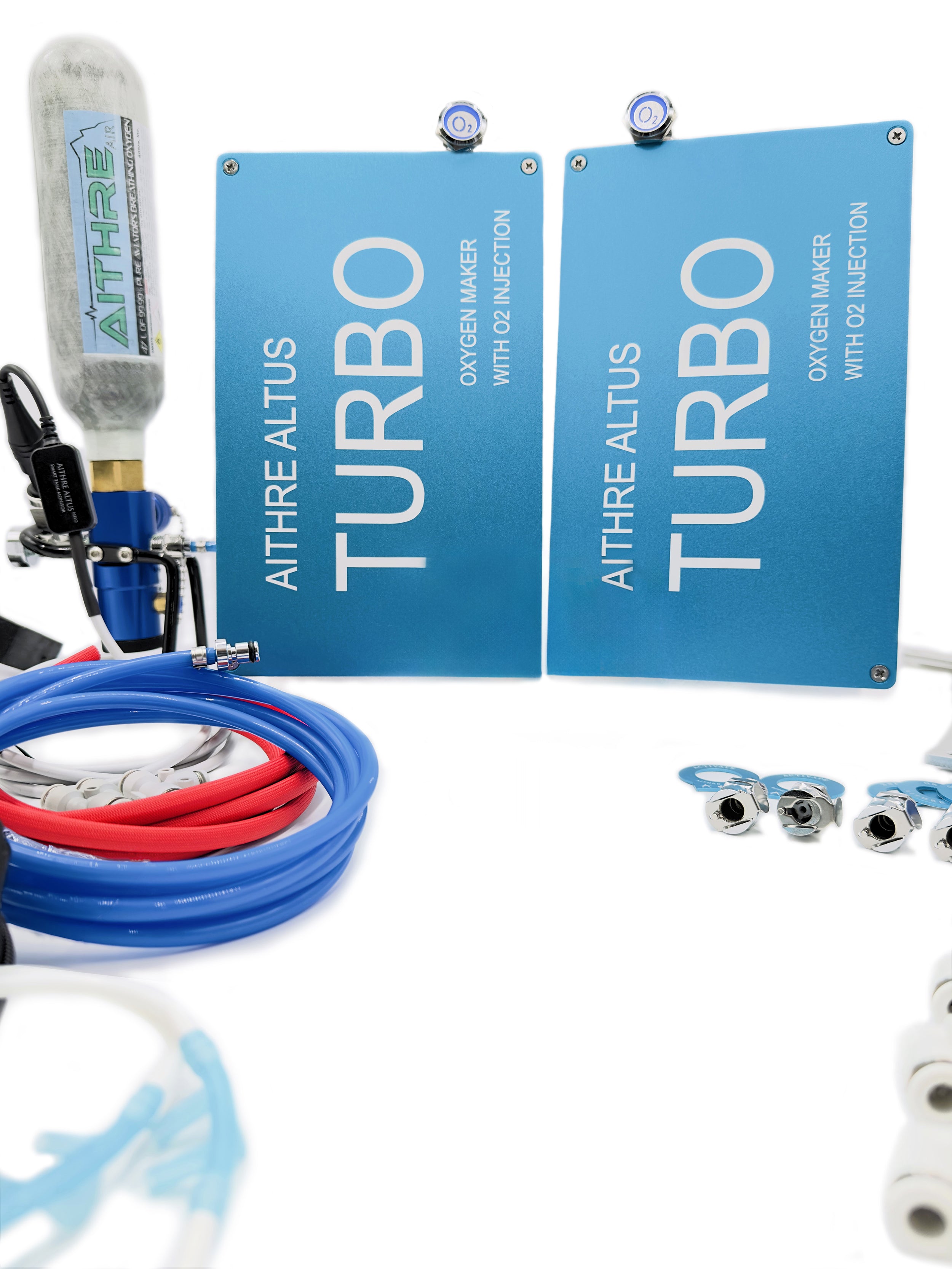 Aithre Twin Turbo Oxygen Maker Installed - O2 Injection (O2i) - 4-Place