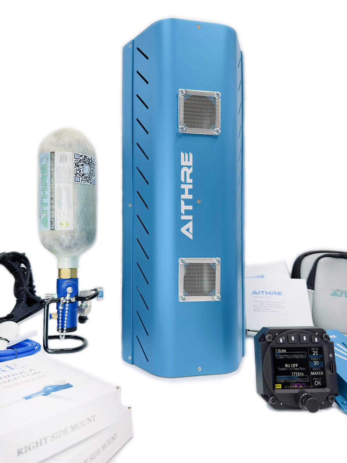 Turbo HEX Oxygen Maker Installed - O2 Injection (O2i) - 4-Place