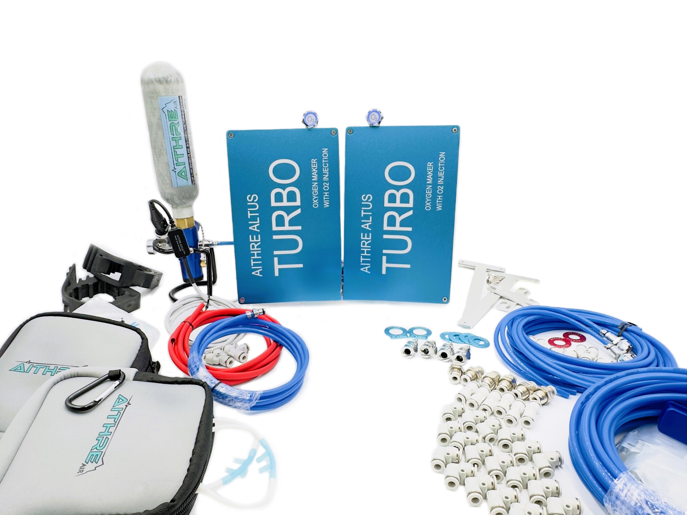 Aithre Twin Turbo Oxygen Maker Installed - O2 Injection (O2i) - 4-Place