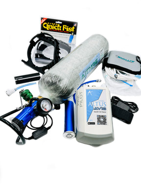 AVI8 2-Place Smart O2 Valve with 408L Bottle and Altus Meso