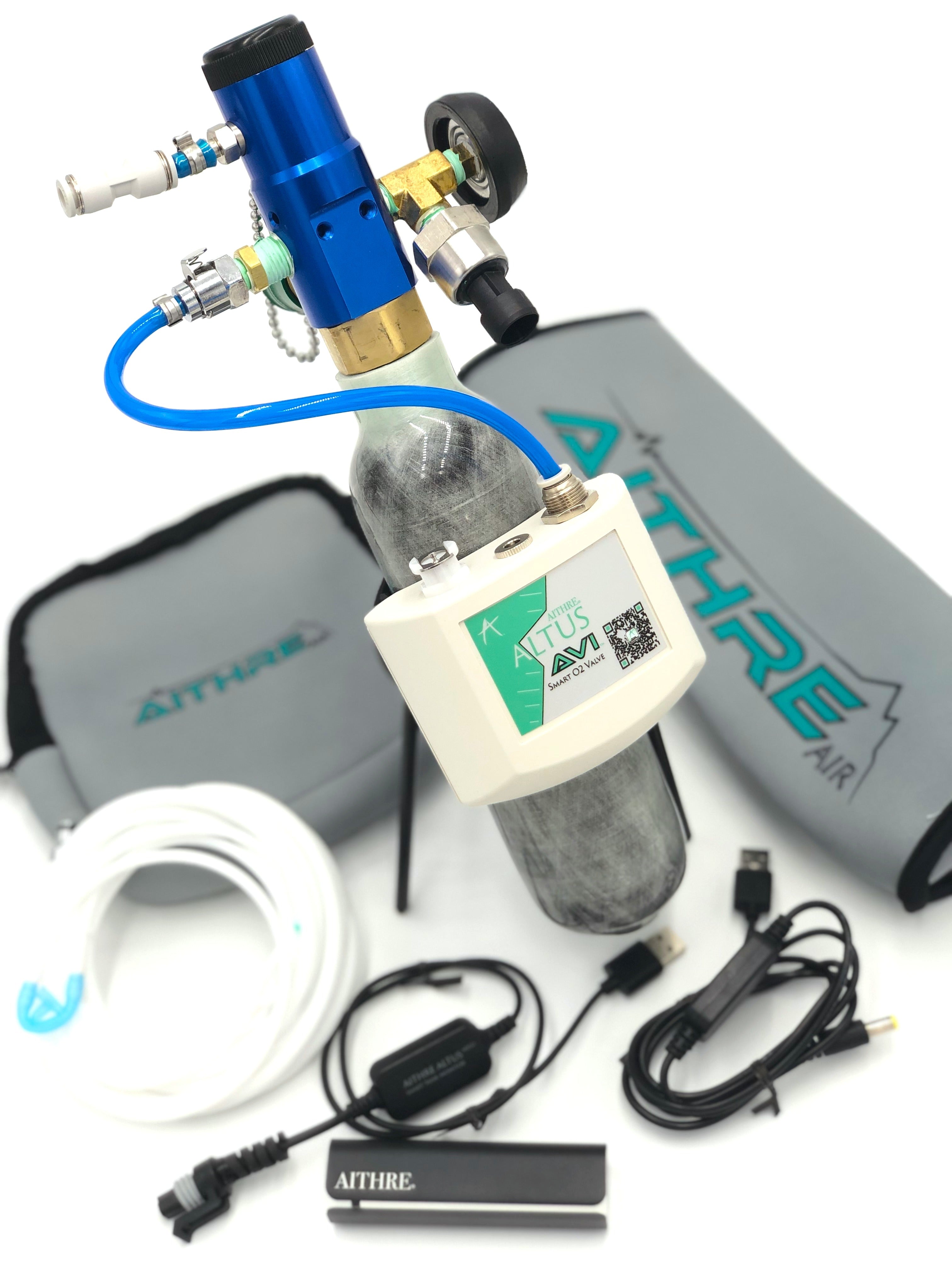 AVI 1-Place Smart O2 Valve with 47L Bottle and Altus Meso
